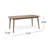 Outdoor Acacia Wood Expandable Dining Table