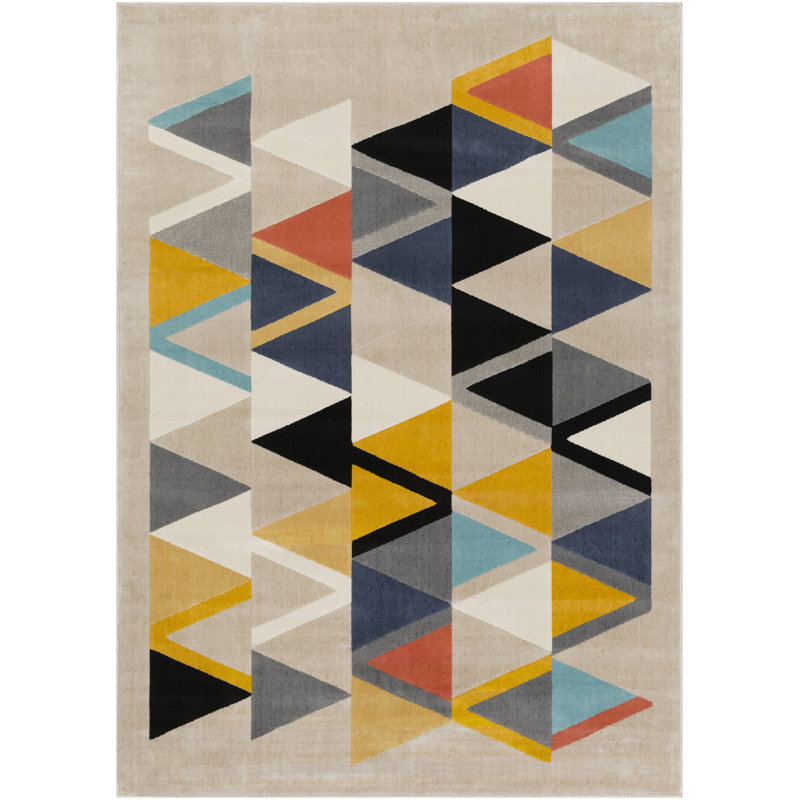 Fiqueroa Geometric Area Rug, Rectangle 160 x 220cm