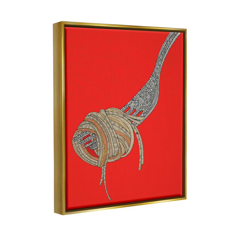 Fourche à spaghetti Pop Style avec motif fractal complexe de Valentina Harper, H 21 po x l 17 po x P 1,7 po