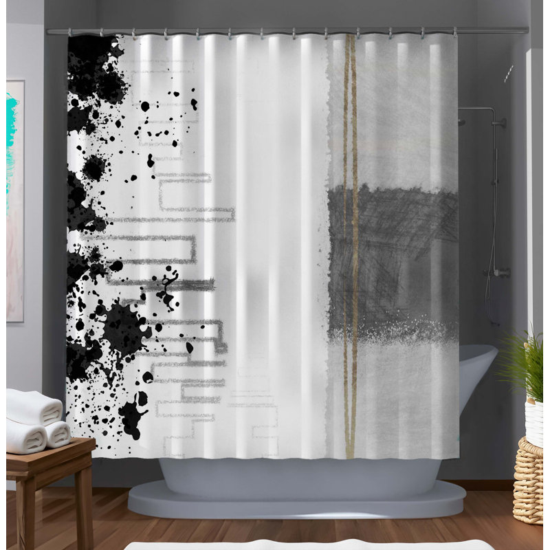 Rideau de douche abstrait Huttan