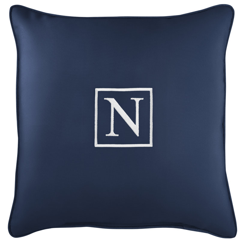 Housse et insert de coussin d'extérieur carré Kettil, Toile bleu marine Sunbrella®, N