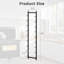 Danice 9 Bottle Wall Mounted Wine Bottle Rack in Black-1950292882