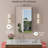 24" H X 14" W Surface or Recessed Mount Medicine Cabinet with Mirror, Aluminum Frame and Adjustable Tempered Glass Shelves for Bathroom-1408965928-1408965931