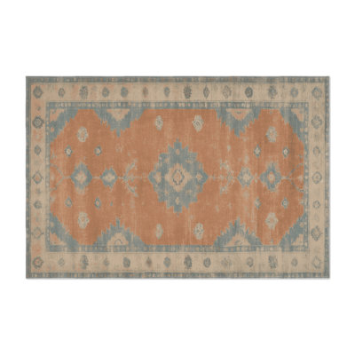 Tapis intérieur et extérieur brun Overdyed