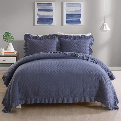 Ensemble de courtepointe en microfibre Fabre