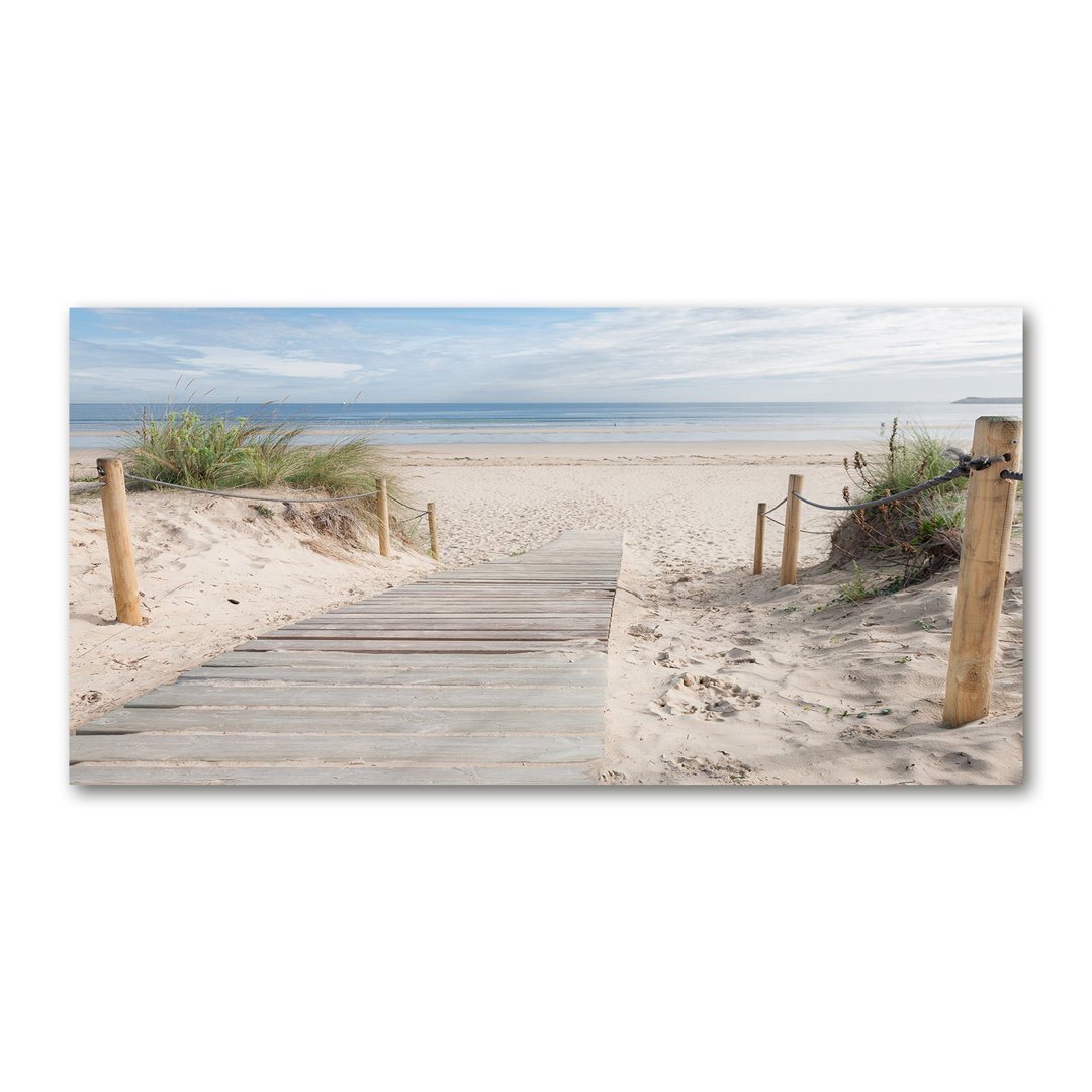 Leinwanddruck - Wandkunst - Drucke auf Leinwand - 140X70 Bild Bildthema: Strand