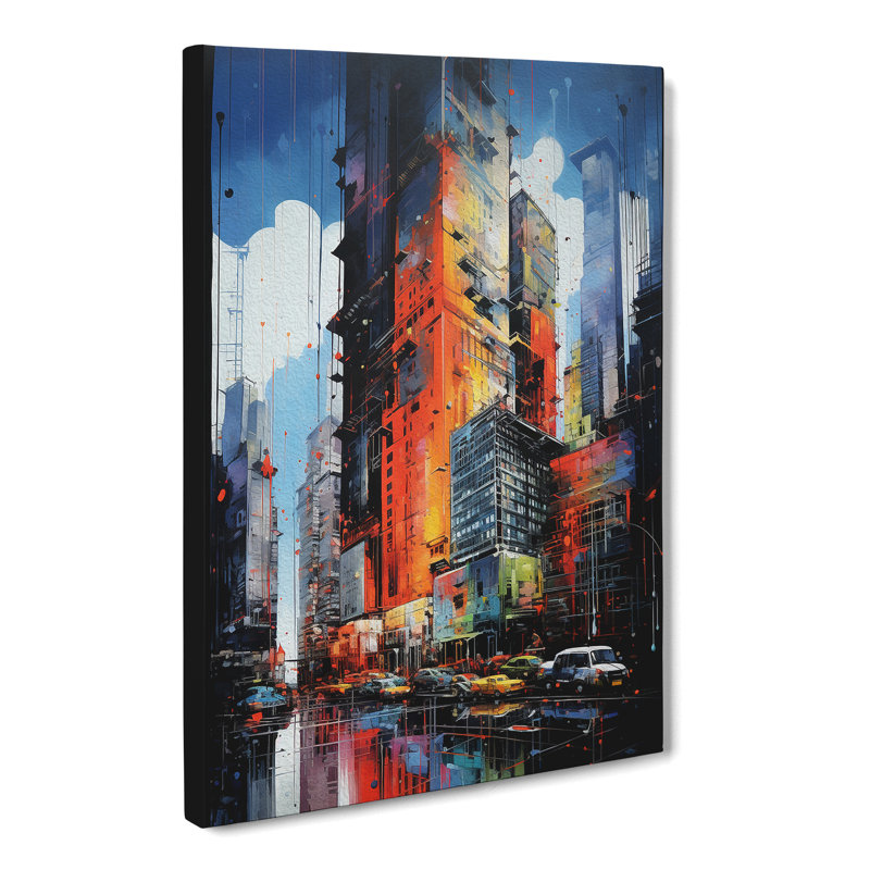 Modern Wall Art - Wrapped Canvas, 50cm H x 35cm W x 3cm D