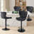 Swivel Adjustable Height Bar Stools, Leather Upholstered Counter Stools, Modern Pub Stool-1780476155-1801289545
