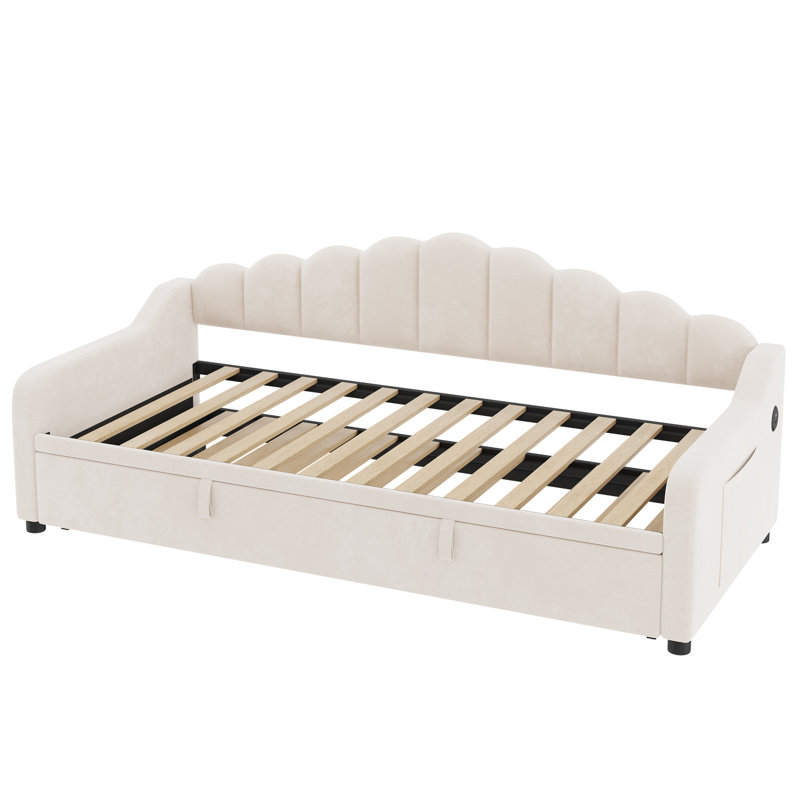 Upholstered, Beige