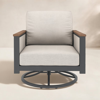 Stimson Sunbrella® Swivel Patio Rocking Chair