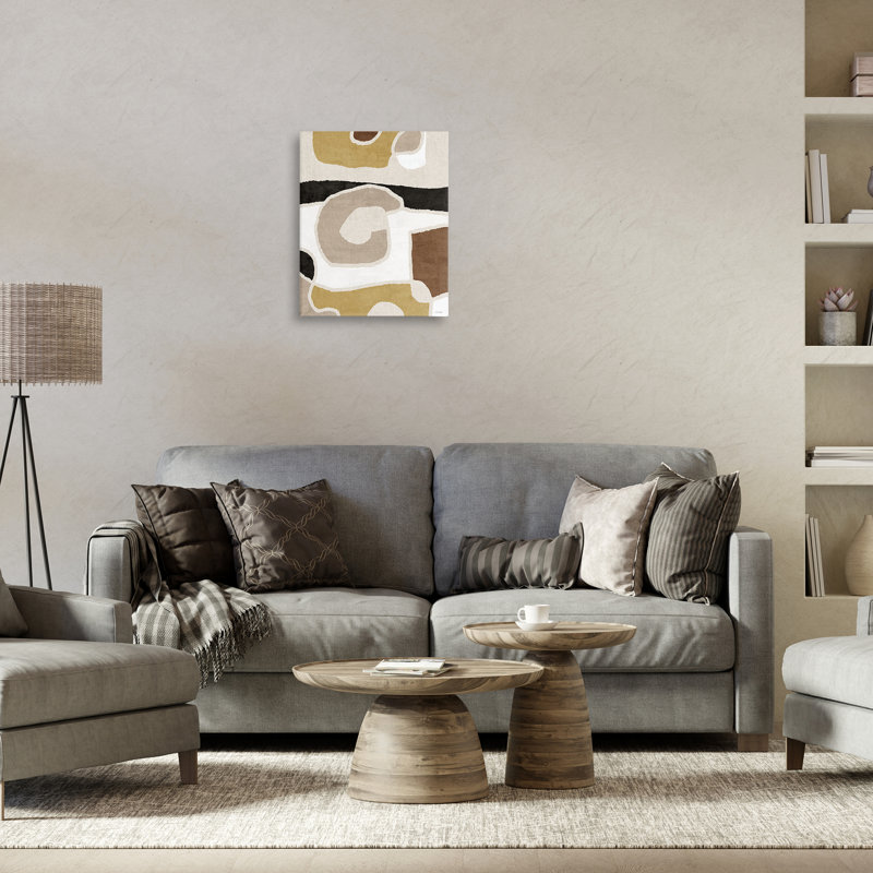 Earthy Boho Geometrics Canvas, design par Amber Sterling, H 20 po x l 16 po