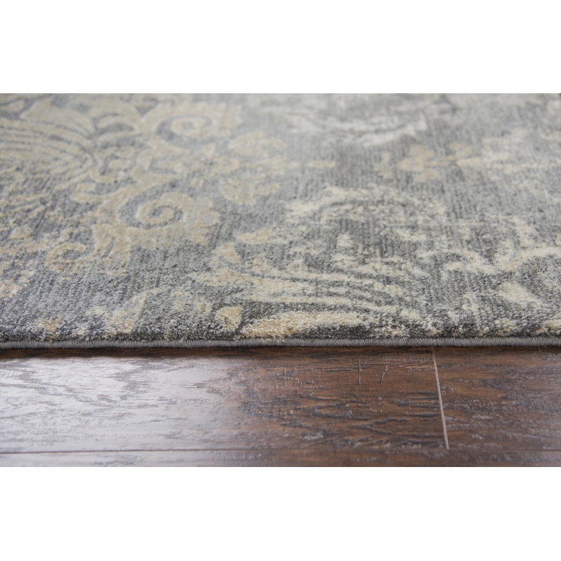 Thora Wool Floral Indoor Rug, Rectangle 10' x 13'