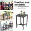 Mianca Marble Top Metal Base Dining Table-795029426
