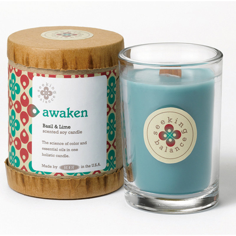 Basil and Lime Scented Jar Candle