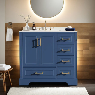 Meuble-lavabo 36 po avec lavabo en céramique