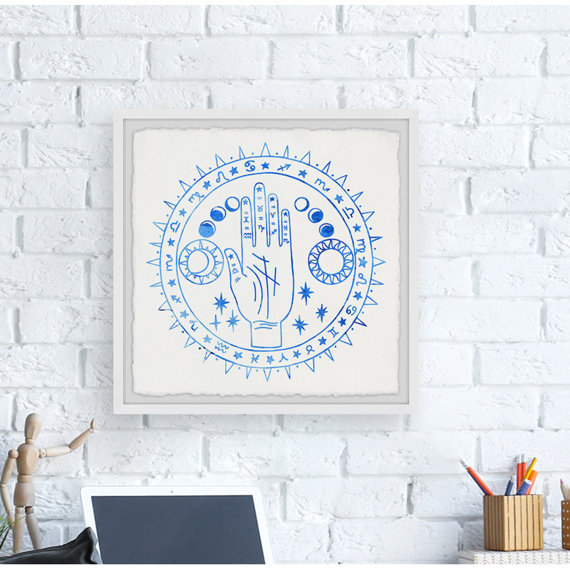 Mystic Hands - Single Picture Frame Painting, 81cm H x 81cm W x 3.81cm D