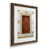 Papier, cadre noyer