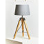 Solid Wood Tripod Lamp