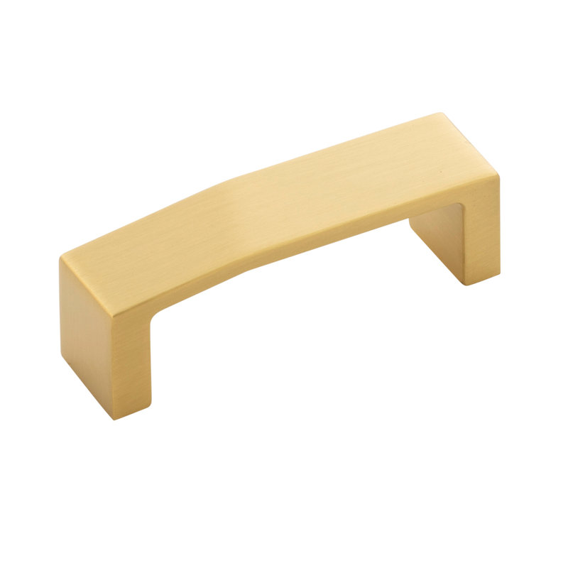 Poignée barre 3 po Veer, Laiton doré brossé, 3"