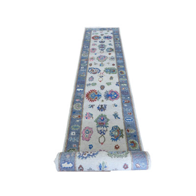 One-of-a-Kind 3' X 19'9" Wool Area Rug in Beige