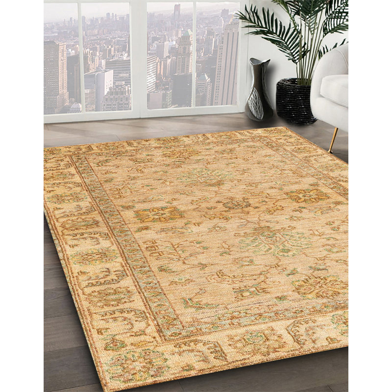 Tapis abstrait moderne 4180, Rond 7 pi