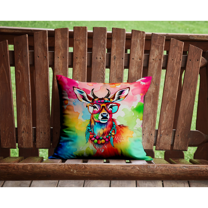 Coussin Hippie, H 14 po x l 14 po