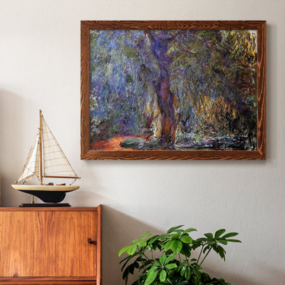 «Weeping Willow 3», reproduction d'art sur toile encadrée