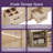 59.3" Double Bathroom Vanity With Solid Wood Frame & Smc Sink