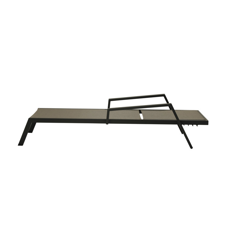 Bondi Outdoor Chaise Lounge, Gray