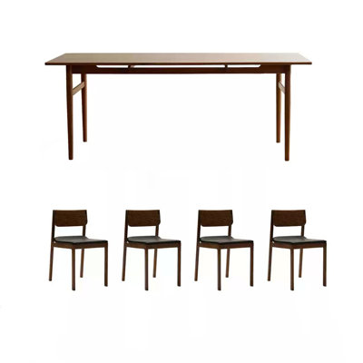 Vintage solid wood table set