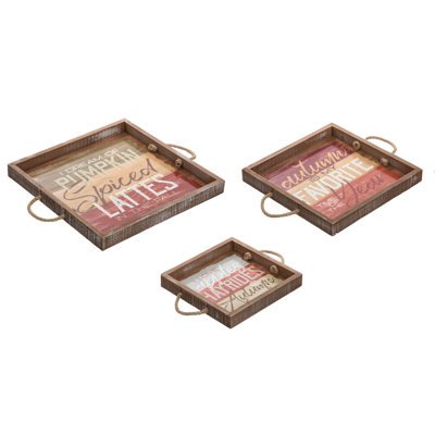 Delicia Tray - Set of 3