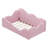 Upholstered Toddler Bed with Safety Guardrails
