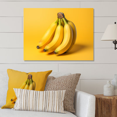 Electric Banana Pop - fruits, art mural en métal
