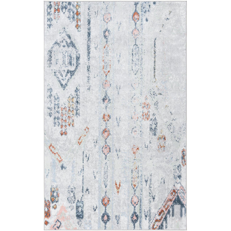 Massie Abstract Indoor Rug, Rectangle 5'3" x 8'