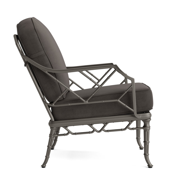 Calcutta Outdoor Lounge Chair, Mica, Fusion Charcoal