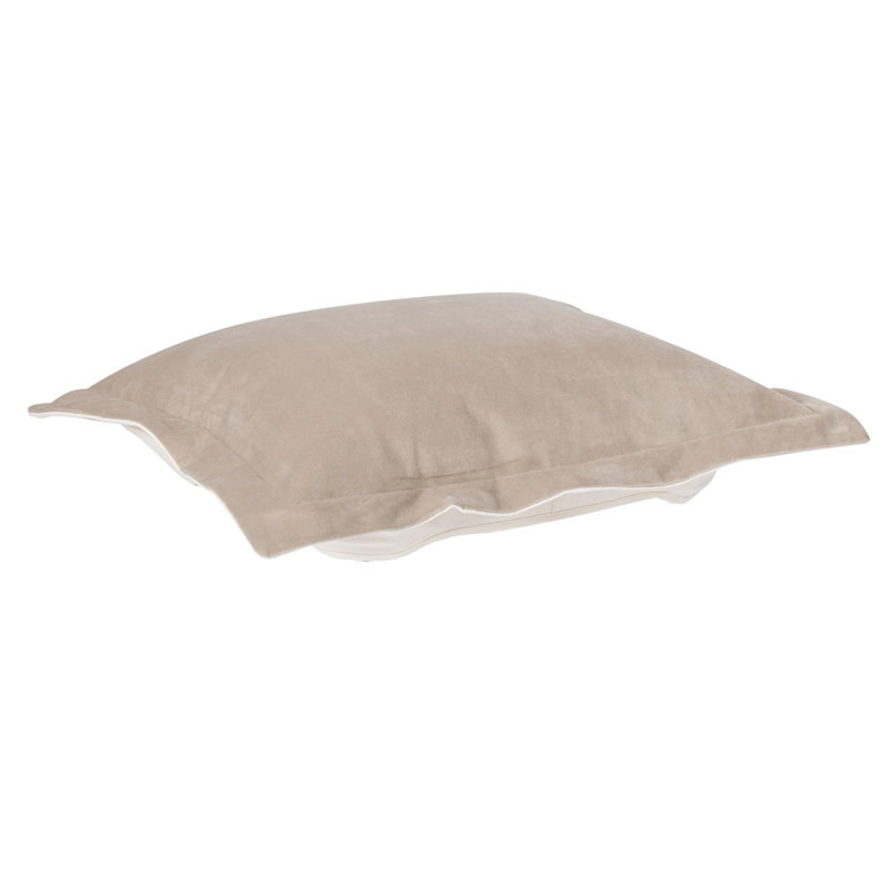 Puff Square Pillow Cover and Insert, Bella Sand