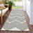 Machine Washable Indoor/Outdoor Chantille ACN2390 Geometric Rug-1533291521
