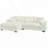 Mirod Large Sectional Sofa with Thick Cushions-1306370377