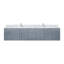 Ensemble de meuble-lavabo double mural 84 po Geneva-112899631-87286030