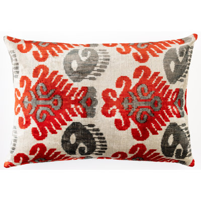 Silk Lumbar Rectangular Pillow Cover & Insert