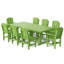 Ensemble de salle à manger 9 pièces 44 po x 94 po Heritage-125118831-24232870
