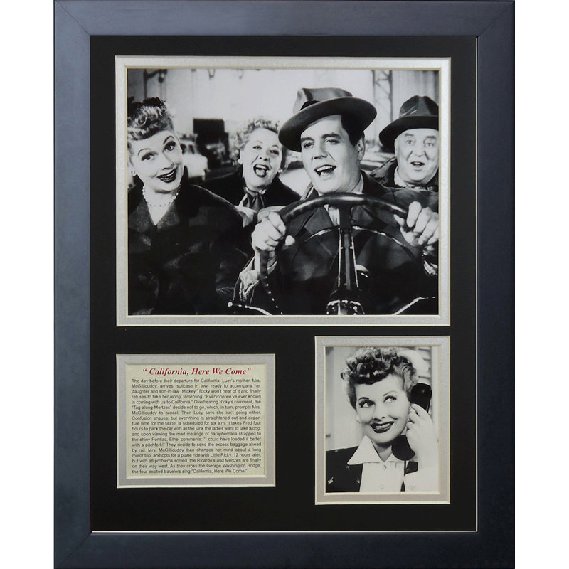 Souvenirs encadrée i love lucy