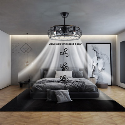 Ventilateur de plafond en fer 18 "avec 3 pales