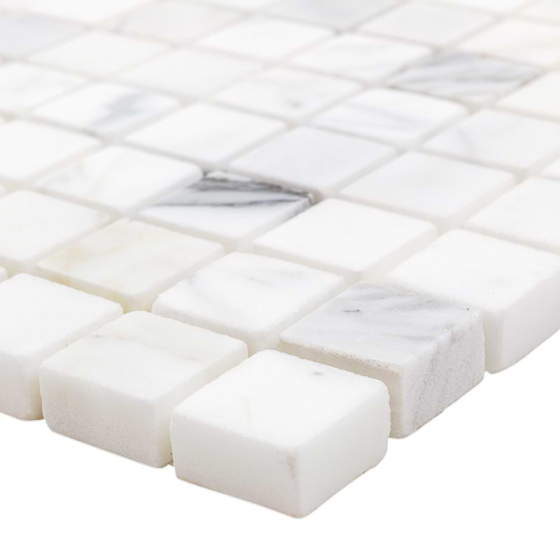 Calacatta 3/4X3/4 Squares Polished Marble Tile