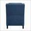 Chaise inclinable Modern Home Furniture avec tissu texturé bleu, garniture cloutée et mouvement d'inclinaison automatique pour un confort et un style ultimes-832274400