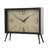 Analog Iron Mechanical Tabletop Clock Black