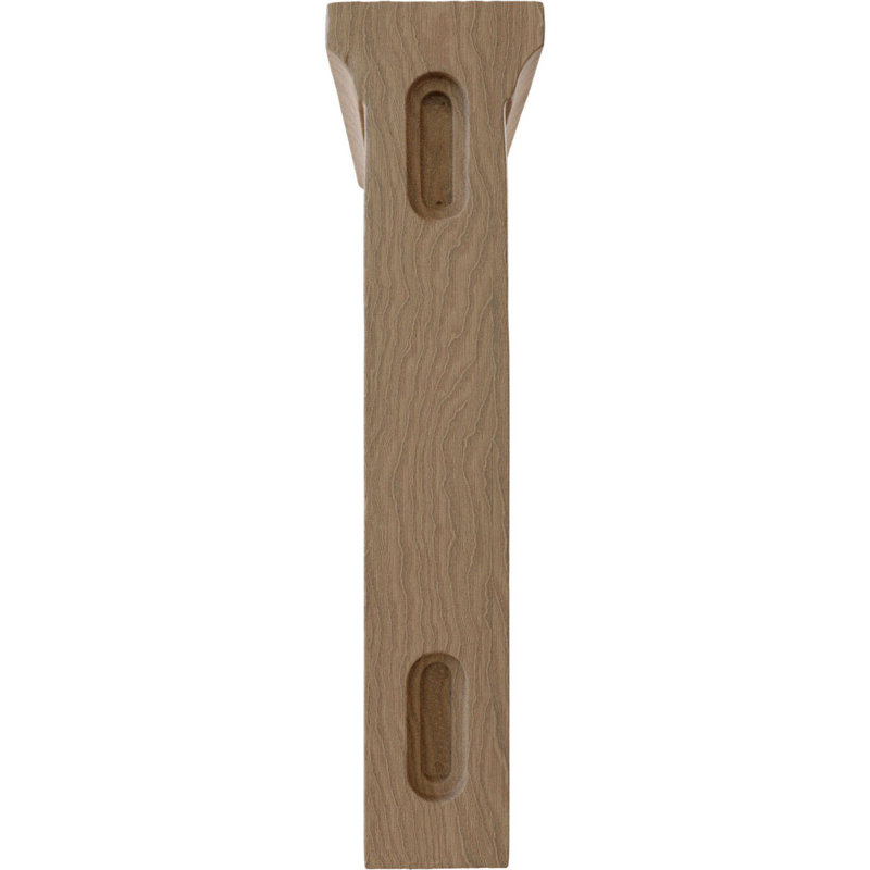 Support en bois Gomez, Acajou, H 10 po x l 2,5 po x P 7 po
