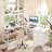 Shelburne 58.7'' W L-Shaped Computer Desk with Tall Hutch,Corner Desk-574354192
