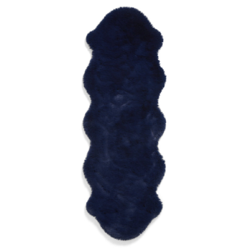 Lehi area rug Table Tufted Navy, Novelty 60 x 180cm