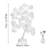 16 Color Remote Rose Flower Tree Light